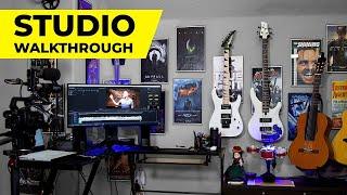STUDIO TOUR - Main Studio, Livestream, Tutorial, B Roll - YouTube Setup
