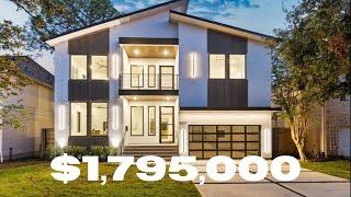 TOUR A CUSTOM $1.8M CUSTOM HOME | TEXAS REAL ESTATE | HOUSTON | BELLAIRE