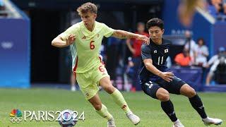 Spain cruises to 3-0 win over Japan, advances to men's soccer semifinals | Paris Olympics