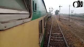 Train Journey | Bhalwal to Faisalabad | PART 6 | 18 Down Millat Express  | Shaheen Abad Arrival