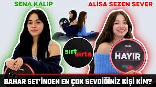 Bahar Dizisi Oyuncuları Sena Kalıp ve Alisa Sezen Sever Sırt Sırta’da!