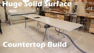 Huge Solid Surface Counter Build