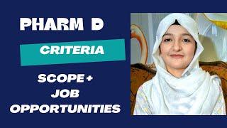 All about Pharm D | Eligibility criteria | Scope| Dr Noor Zafar | Pharmacist