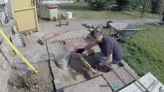 Howto make cobblestone-look walkway 2020