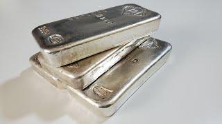 Rare Johnston Matthey Silver Kilo Bars!