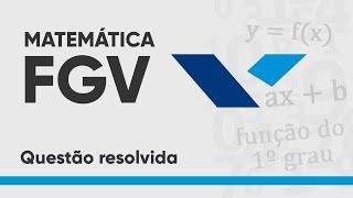 MATEMÁTICA FGV - FUNÇÃO DO 1º GRAU - QUESTÃO RESOLVIDA (IBGE 2022)