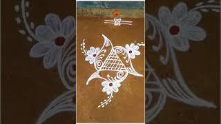 Beautiful Kolam//Rangolis//Muggulu||#kolam //@thenmozhirangolis8602