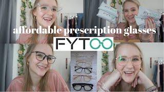 FYTOO eyeglasses unboxing, try on + review | affordable prescription glasses