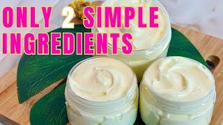 2 Ingredient Body Butter Recipe Easiest DIY Whipped Body Butter Recipe