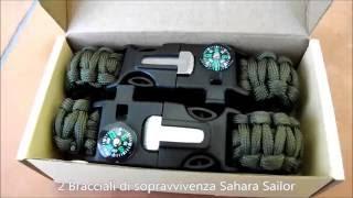 Bracciali di sopravvivenza in paracord Sahara Sailor