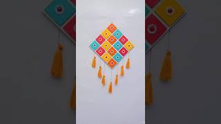 DIY Wall Hanging Craft || Easy Wall Hanging Craft || #shorts #wallhanging