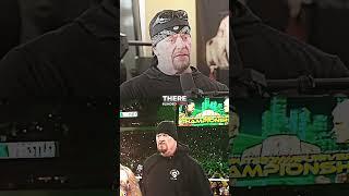 The Undertaker On Having his closure In Wrestlemania 40