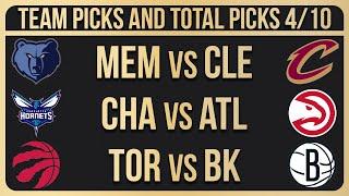 NBA Picks Today 4/10/2024 | NBA Bets Today NBA Predictions Today