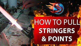 Lampworking | Glass Blowing | Pulling Stringers & Points | The Fusing Shop