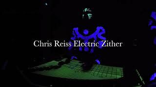 Chris Reiss performing live, custom electric zither