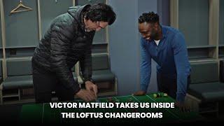 "HE STOOD HERE TILL 1AM!"  Loftus Changeroom Tour with Victor Matfield 