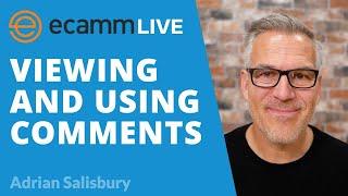 Ecamm Live: How To View And Use Comments