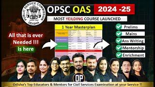 Full Course for OPSC OCS BATCH 2025 | Entire Prospectus | Odisha Preps | OP #oas #opsc