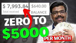 $0 TO $5000 Per Month | Make Money Online as a Teenager (Zero Investment)