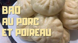 [ENG SUB] Brioche chinoise à la vapeur de A à Z 大葱猪肉包 Bao au porc et poireau - Recette Chinoise