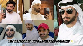 HH BROTHERS' APPEARANCE AT THE SKI CHAMPIONSHIP DUBAI 