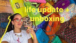 hi I've missed you, let's catch up + unbox | dating, business updates, hair growth and more