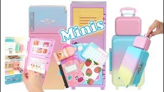 REAL LITTLES My Rainbow Collection - Suitcase Fridge and Locker Desk Caddies