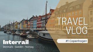 Let's travel to Copenhagen Denmark by Train (Travel Vlog #1) | Eurail Interrail Scandinavia