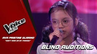 The Voice Kids: Ava Pristine Glarino gets rained with compliments! (Blind Auditions)