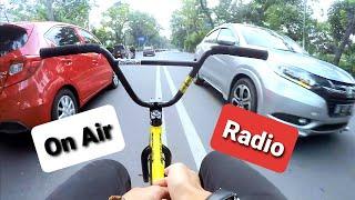 On Air di 105.0 Kiss Fm Medan (Bmx Vlog, Indonesia)