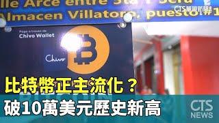 比特幣正主流化？　破10萬美元歷史新高｜華視新聞 20241216 @CtsTw