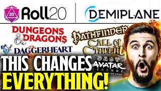 Roll20 & Demiplane UNITE! Why It Changes EVERYTHING For Daggerheart, D&D Beyond, & TTRPGs!