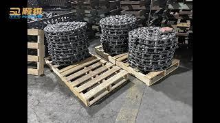 Excavator track chain link production manufacture