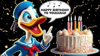 Donald Duck Sings Happy Birthday! 