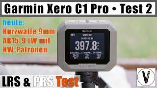 Garmin XERO C1 Pro • Test 2 mit Kurzwaffenmunition • Testwaffen: Sig X-Five & Schmeisser AR15/9