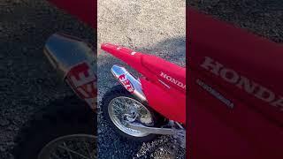 Crf250F with yoshimura exhaust