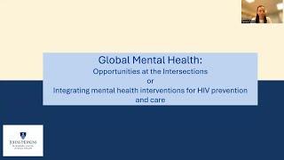 Johns Hopkins Psychiatry Rounds | Global Mental Health: Opportunities at the Intersections