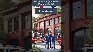 Vocabulary (Name of Places) Part-1 #Easy English FA #shorts