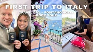 Our First Trip to ITALY | Travel Day + Positano Hotel Room Tour