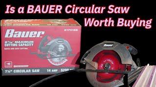 Harbor Freight Bauer 7-1/4" Circular Saw Breakdown! Should You Buy It?