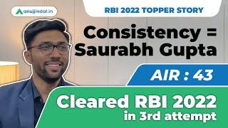 RBI Topper on whether UPSC Preparation Helps to Clear RBI Grade B| RBI Grade B 2022 Topper Interview