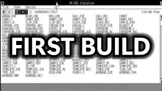 Windows 1.0 DR5 - The First Windows Build Ever!
