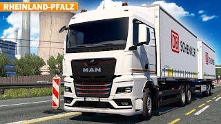 ETS 2: Mit dem neuen MAN-LKW durch Heilbronn! | EURO TRUCK SIMULATOR 2 Rheinland-Pfalz