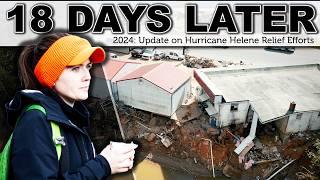 UPDATE ON HURRICANE HELENE RELIEF (18 days later) Visiting Swannanoa & Asheville North Carolina