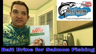 How to brine your bait for Salmon Fishing - Super Easy!!