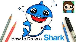 How to Draw Baby Shark Easy