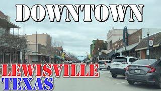 Lewisville - Texas - 4K Downtown Drive