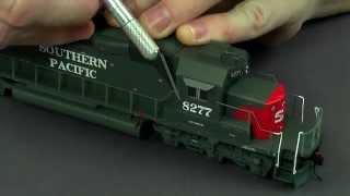 HO Scale DCC SD40T-2 Southern Pacific Tunnel Motor Weathered & Detailed in 4 minutes