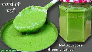 दही भल्ला चाट समोसा  गोलगप्पे के लिए परफेक्ट हरी चटनी | Green coriander chautney | Hari chatni