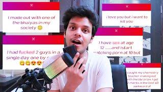 Reacting to my Subscribers Darkest and Deepest Secrets ||AKSHIT SHARMA||